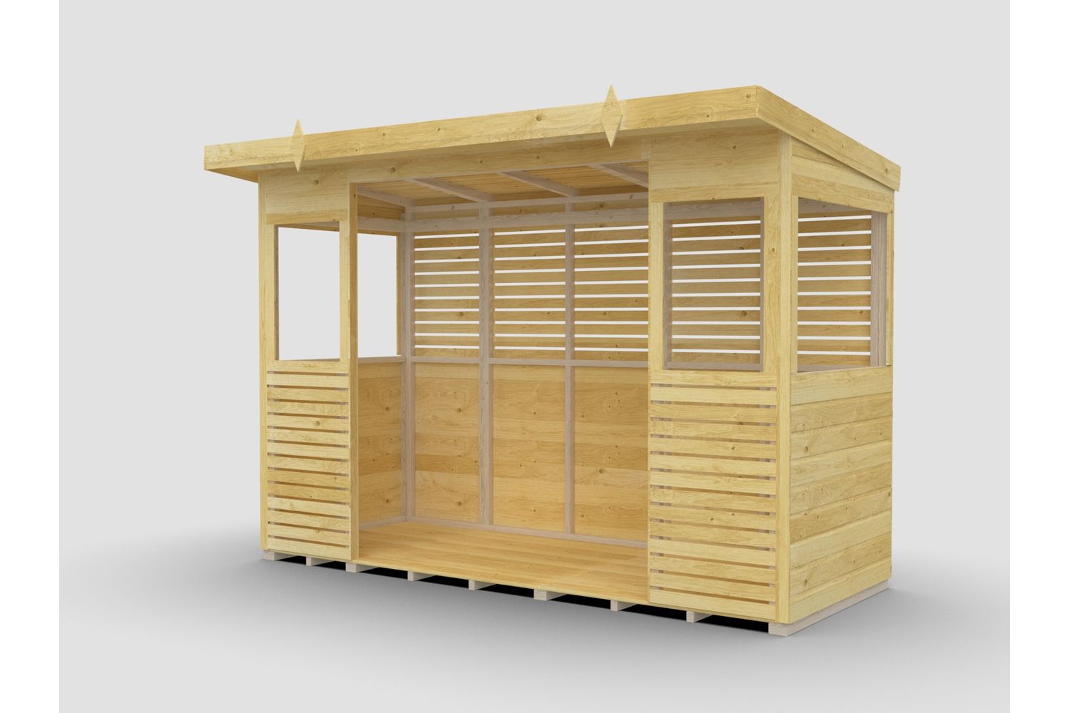 10 X 4 Bbqoutdoor Kitchen Shelter-4