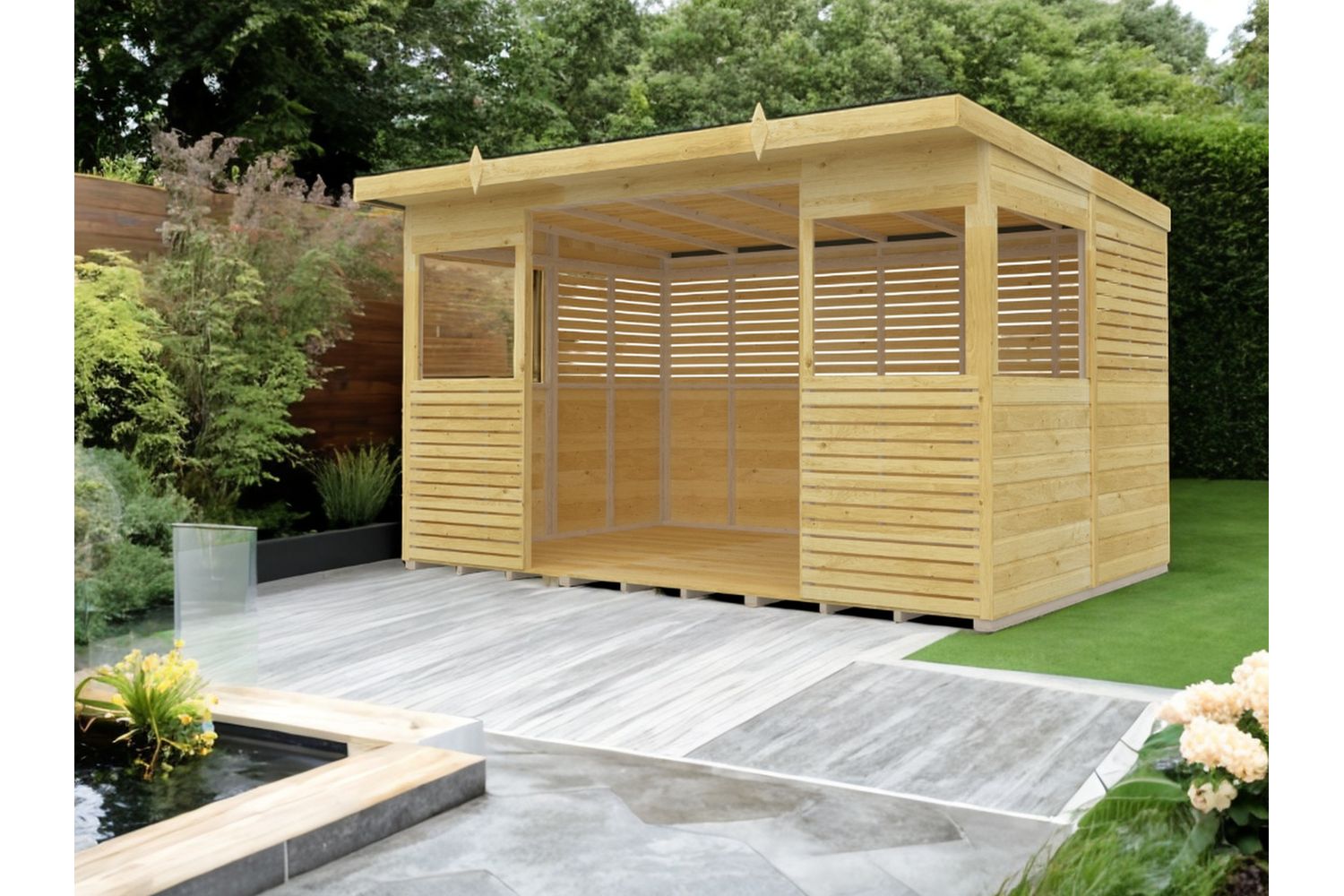 12 X 8 Bbqoutdoor Kitchen Shelter-3