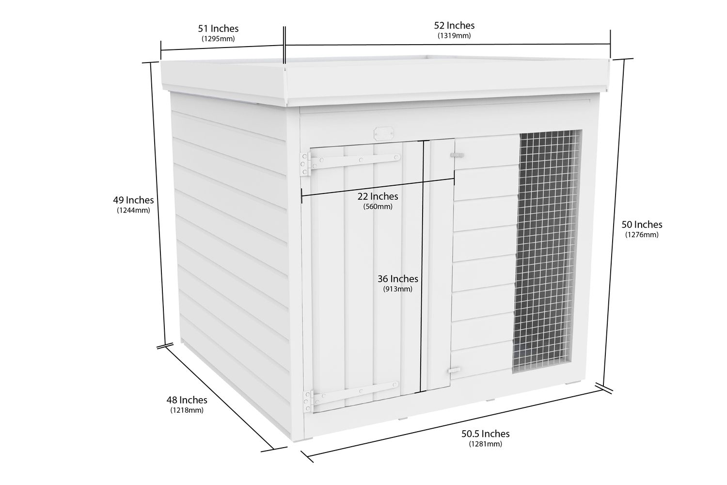 4 X 4 Dog Kennel And Run-2