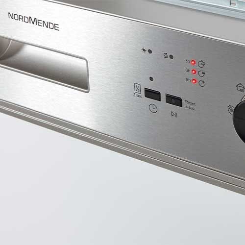 Nordmende 60cm Semi Integrated Dishwasher | 12 Place | DSSN63IX-4