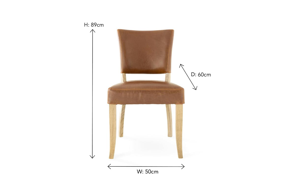 Pryce Dining Chair | Tan Brown-9