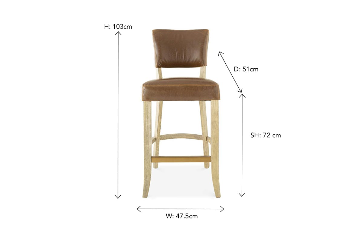 Pryce Bar Stool | Tan-7