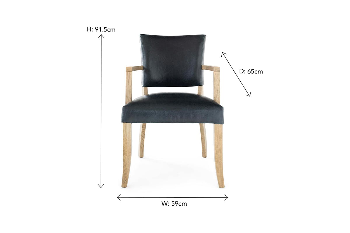Pryce Carver Dining Chair | Navy-10