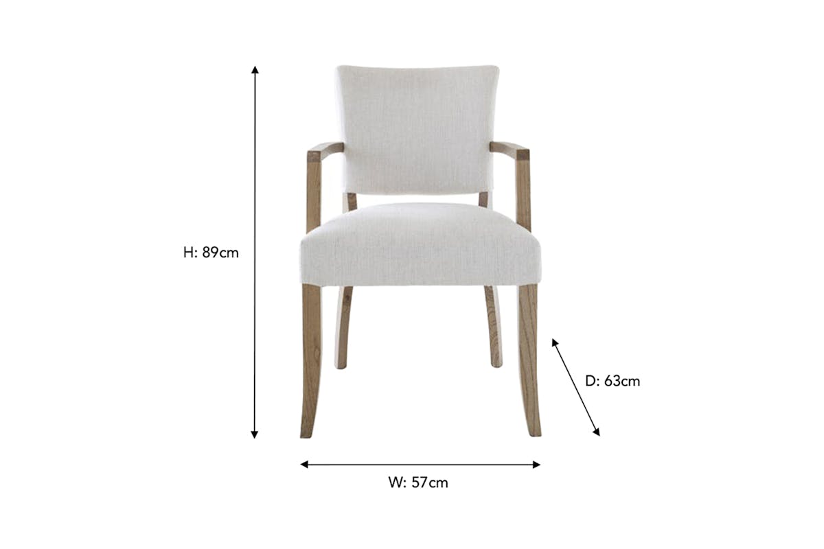 Pryce Carver Dining Chair | Monastery Leg-11