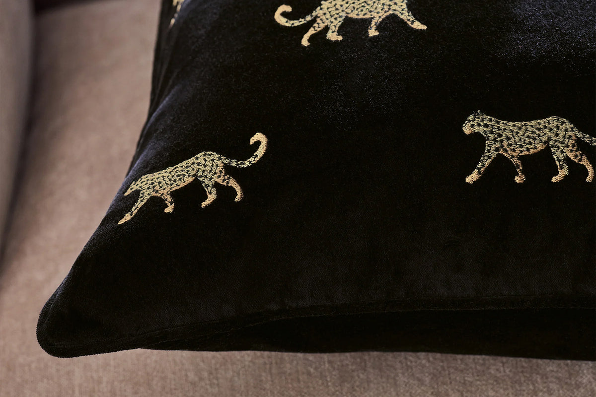 Duma Cushion | Noir | 43 x 43 cm-3