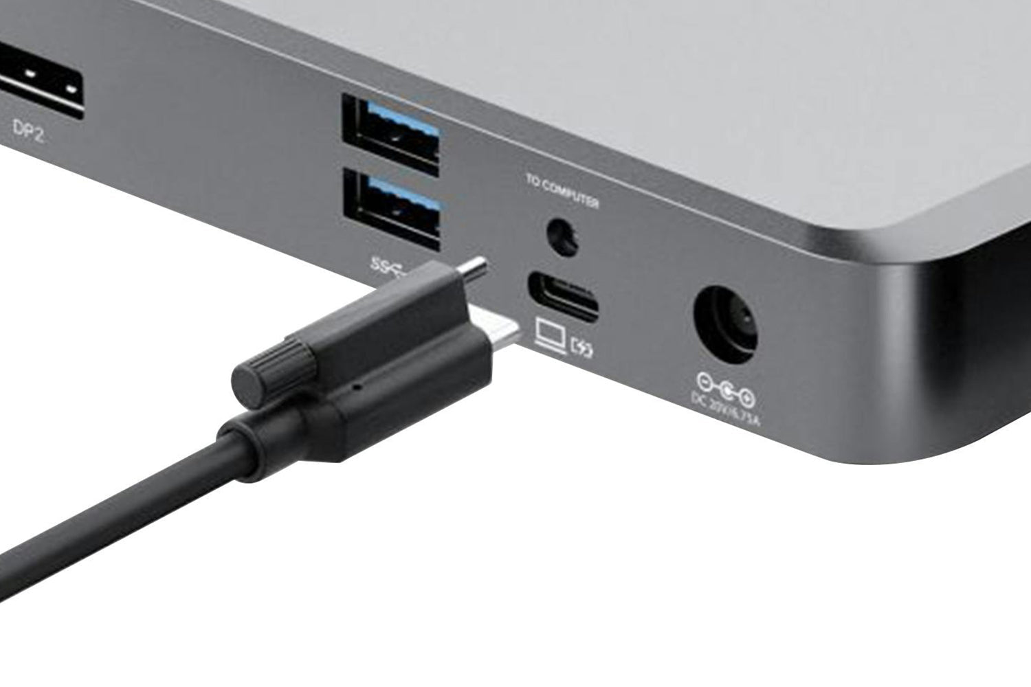 Alogic Universal DX2 Dual 4K Display Docking Station with 65W Power Delivery | Space Grey/Black-6
