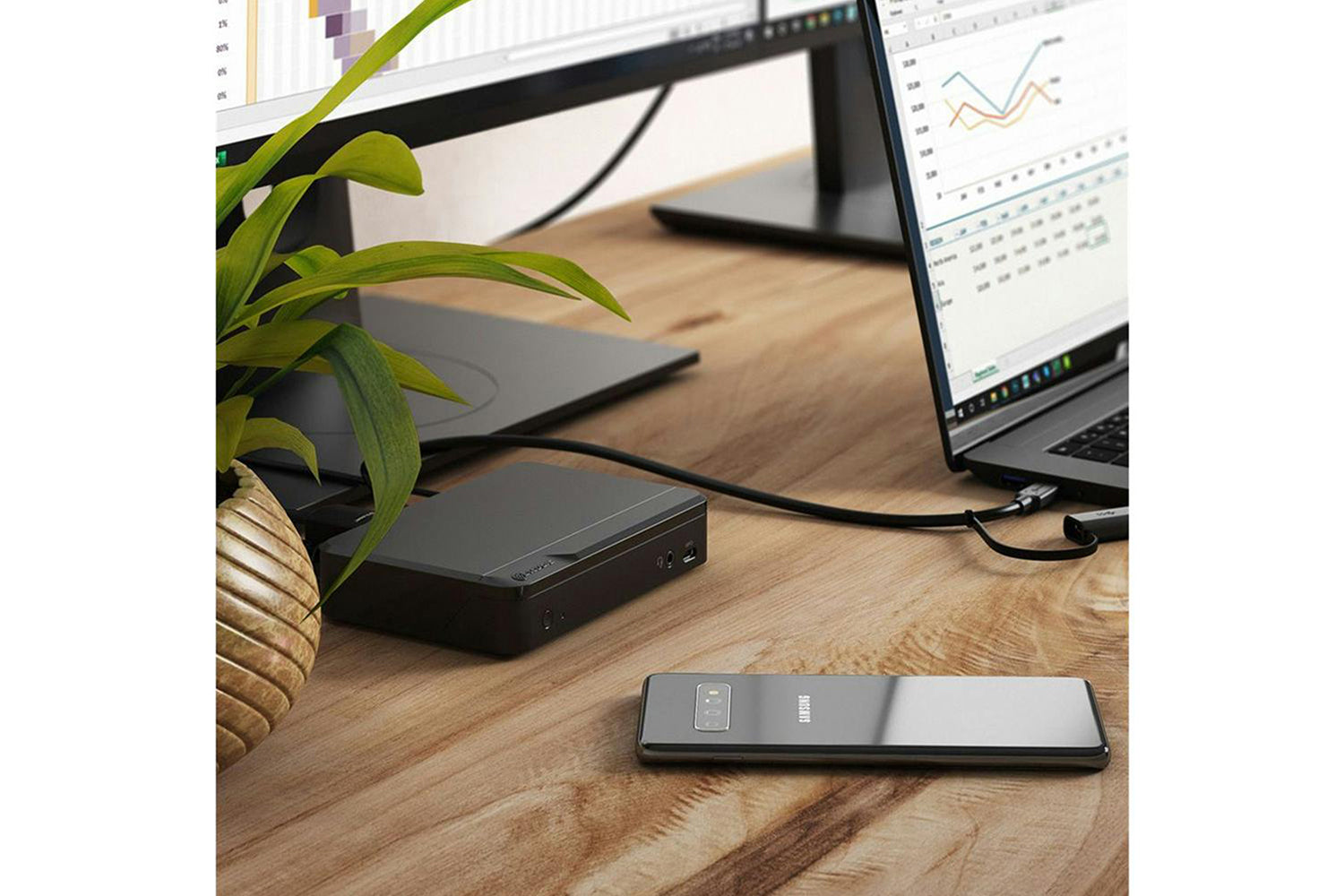 Alogic Universal Twin HD Docking Station | Black-5