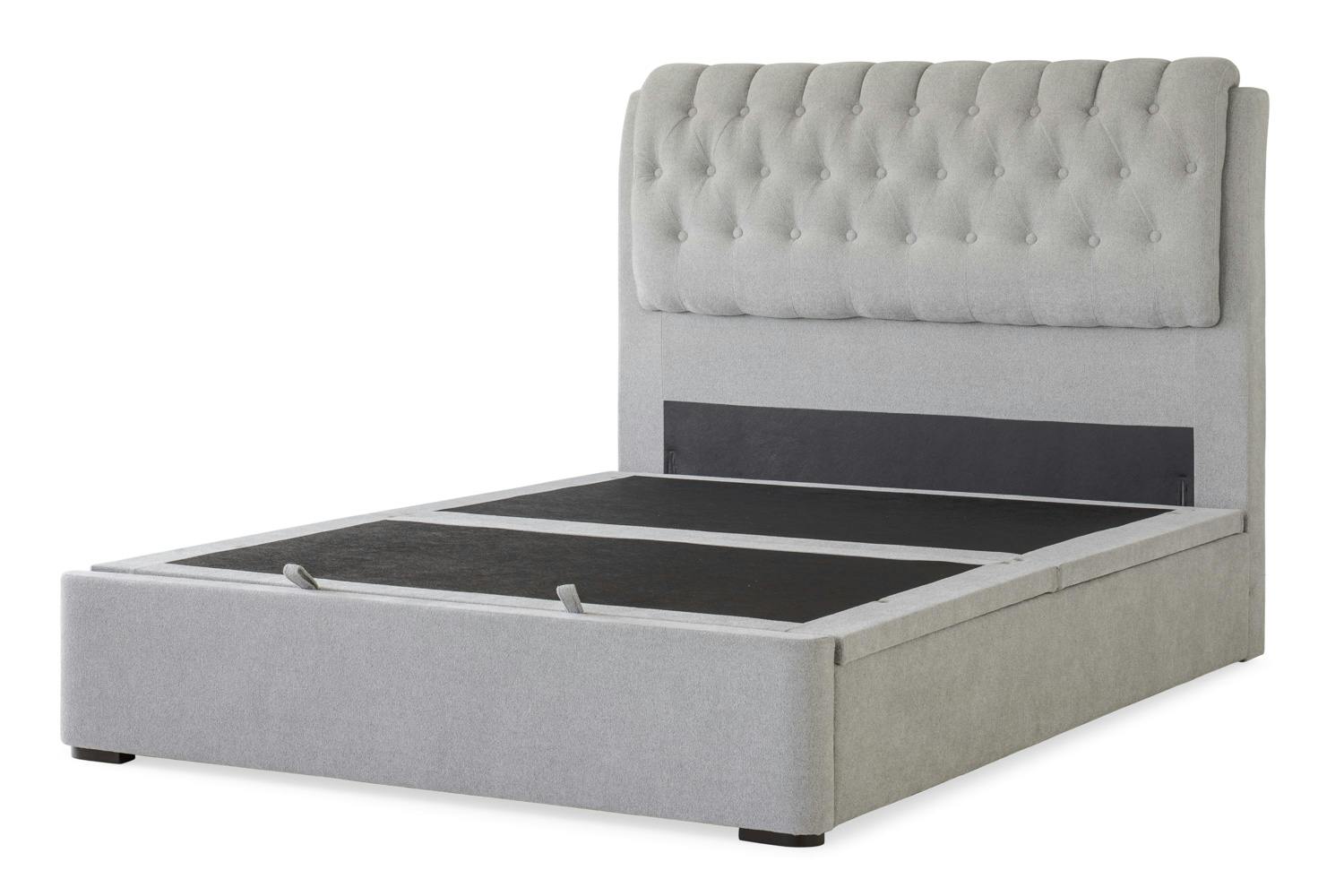 Duval Regency Ottoman Bed | King | 5ft | Oyster-5