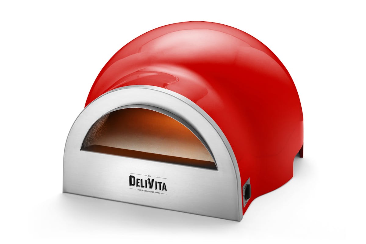 DeliVita Wood Fired Oven | Chilli Red-3