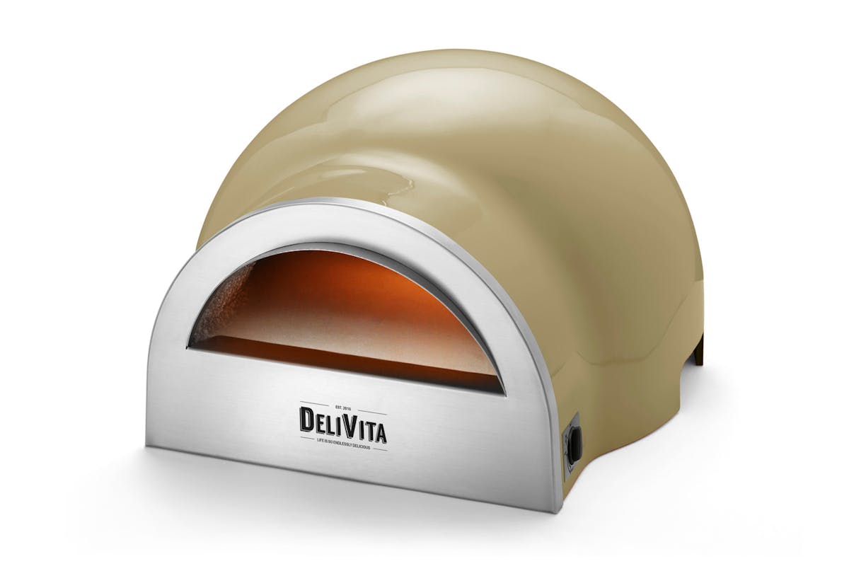 DeliVita Wood Fired Oven | Olive Green-3
