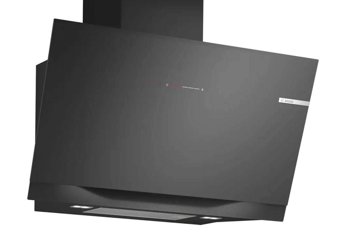 Bosch Series 8 90cm Wall Mounted Cooker Hood | DWK91LT60B | Black