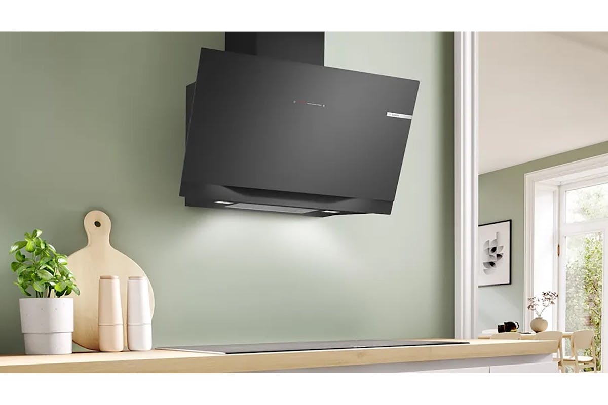 Bosch Series 8 90cm Wall Mounted Cooker Hood | DWK91LT60B | Black-2