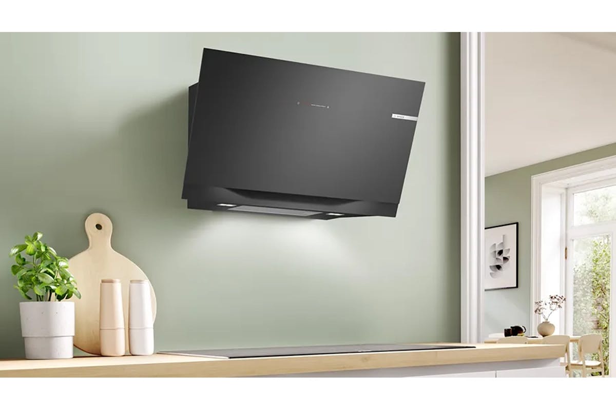 Bosch Series 8 90cm Wall Mounted Cooker Hood | DWK91LT60B | Black-3