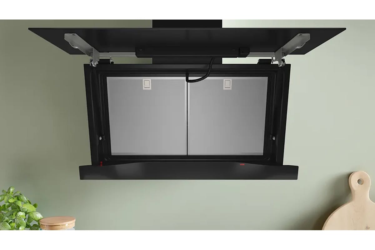 Bosch Series 8 90cm Wall Mounted Cooker Hood | DWK91LT60B | Black-6