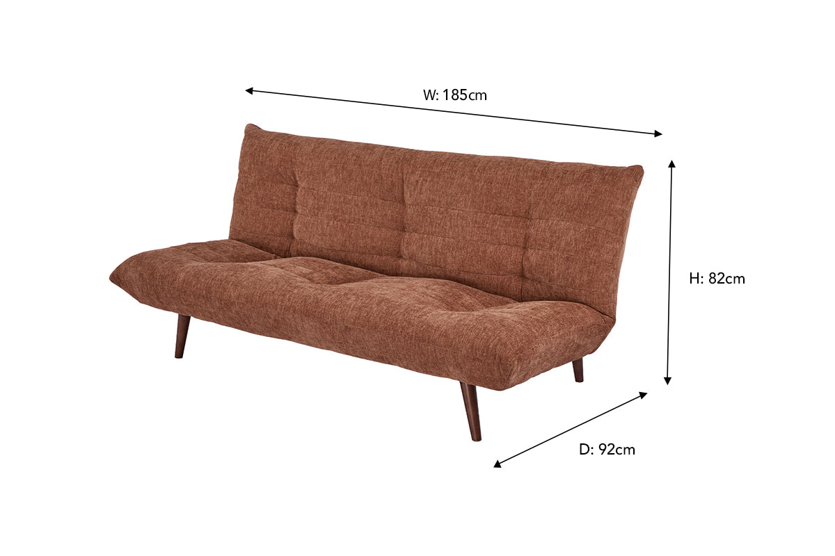 Togo Click Clack Sofa Bed | Copper-3