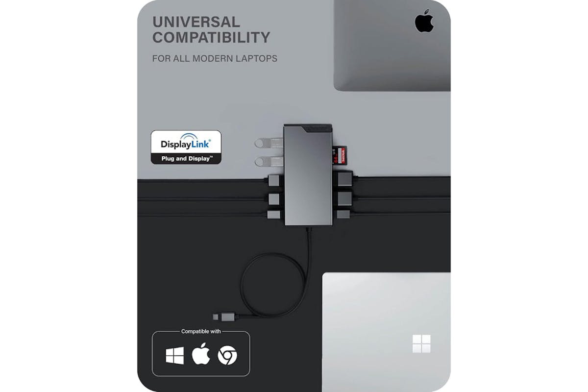 Alogic DV3 12-in-1 USB-C Dual Display Mini Dock-6