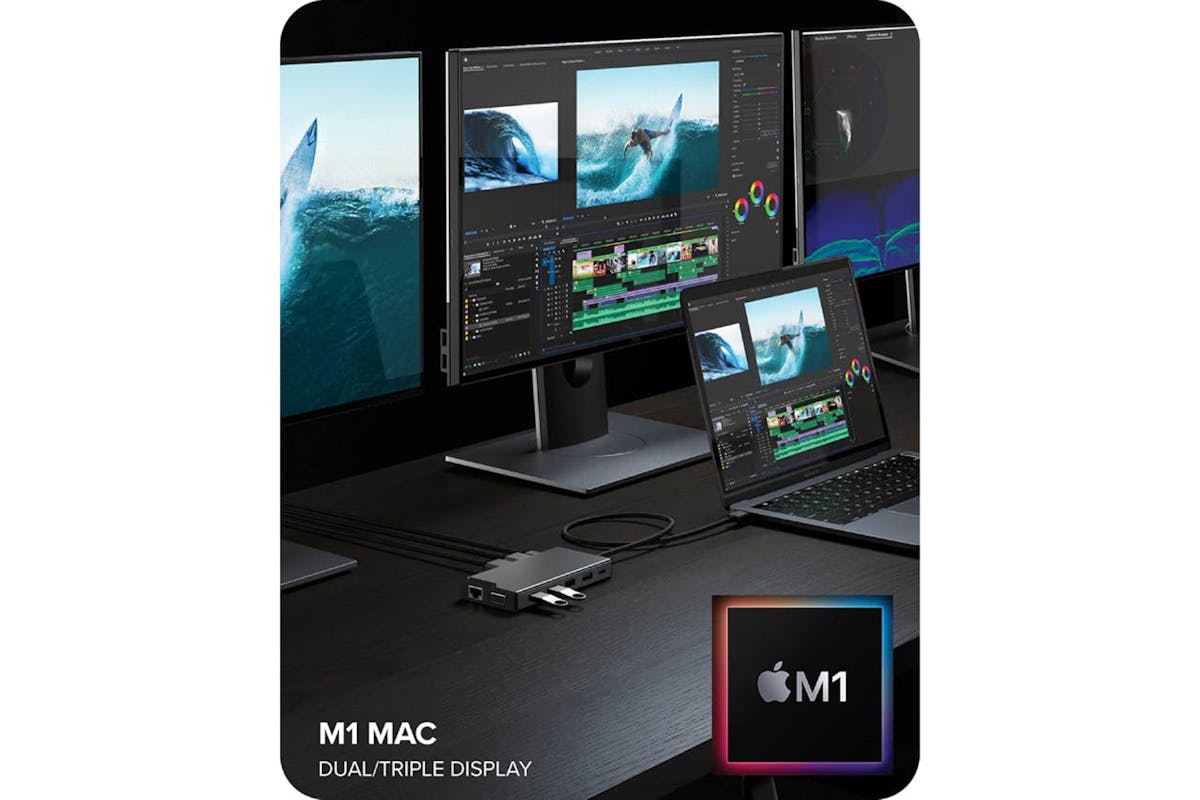 Alogic DV3 12-in-1 USB-C Dual Display Mini Dock-9