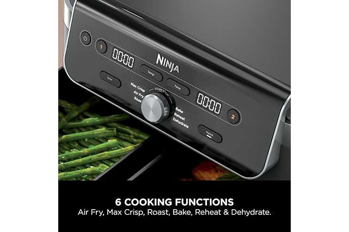 Ninja 9.5L Dual Zone XL 2-Drawer Air Fryer | DZ901UK-6