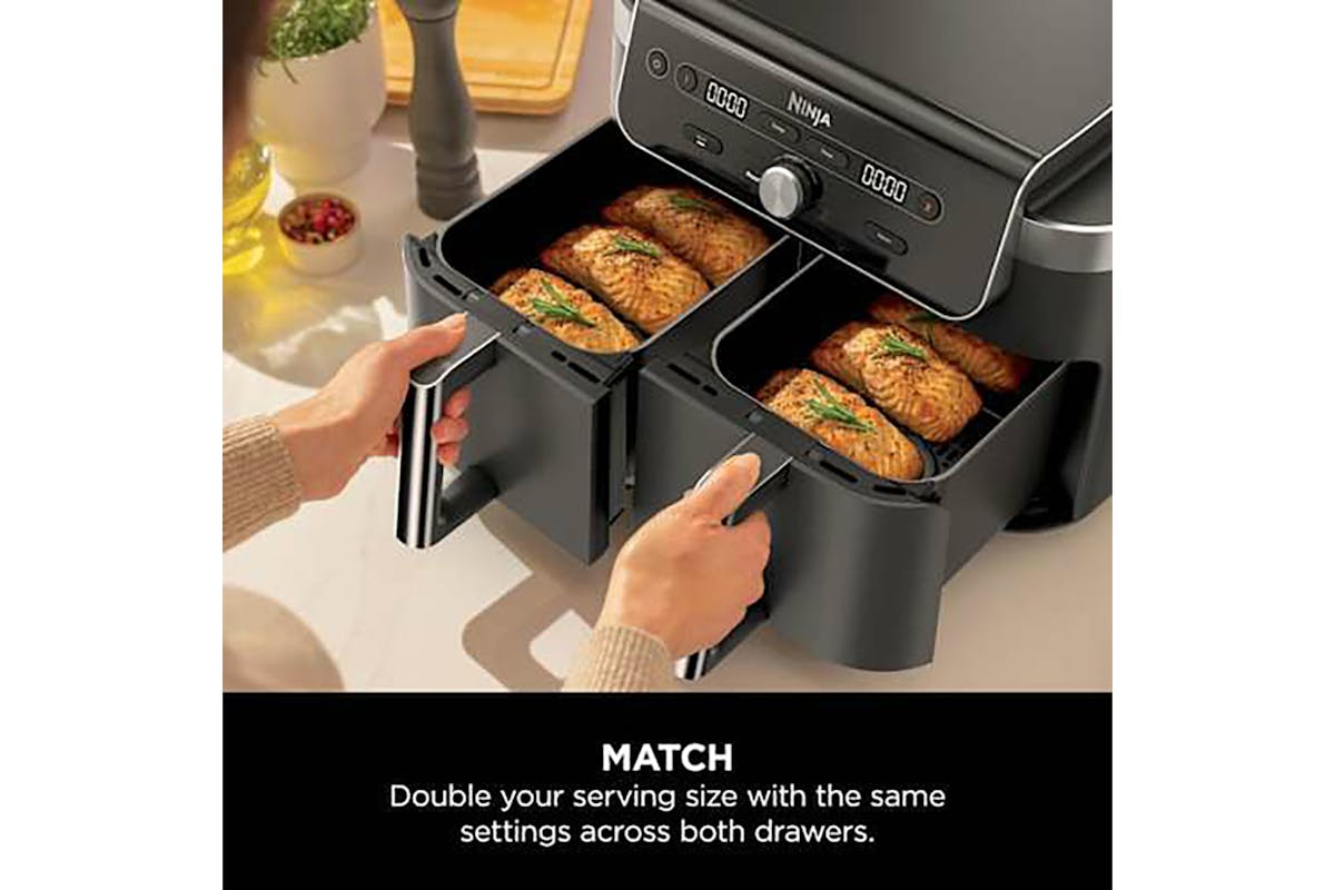 Ninja 9.5L Dual Zone XL 2-Drawer Air Fryer | DZ901UK-7