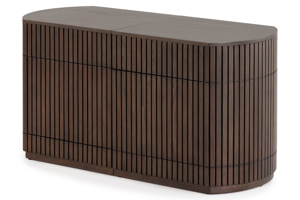 Transformer Round Sideboard Right Side | Dark Walnut-3