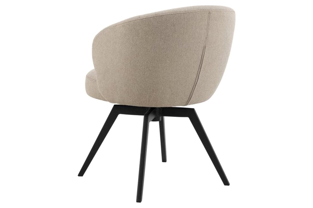 Darlene Dining Chair | Swivel | Taupe-3
