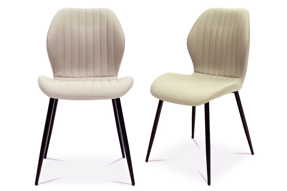 Davis Dining Chairs | Cream | Set of 2-3