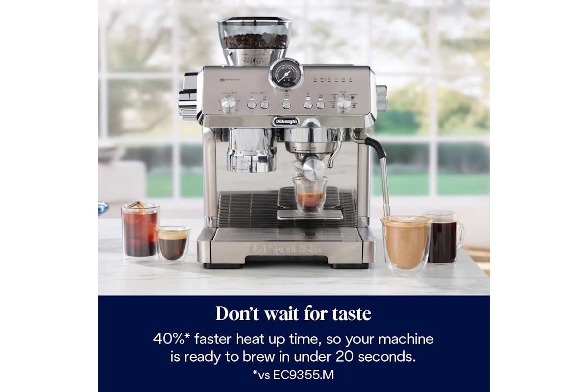 De'Longhi La Specialista Opera Bean-to-Cup Coffee Machine with Home Café Kit | EC9555.M | Stainless Steel-9