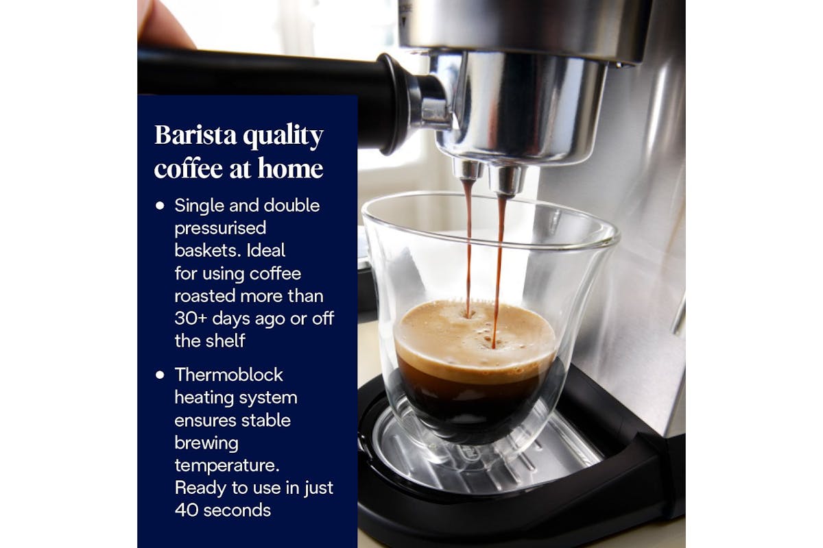De'Longhi Dedica Barista Bundle | ECKG6820.M | Stainless Steel-3