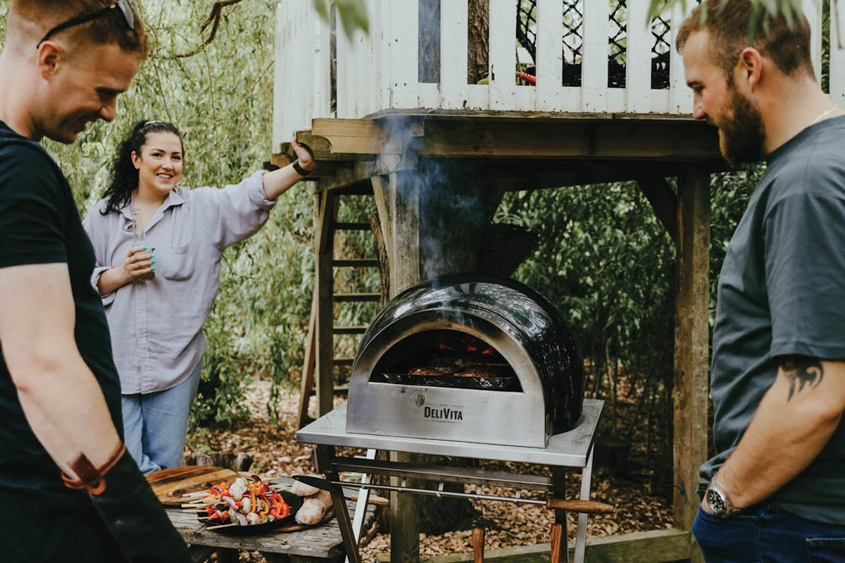 DeliVita Wood Fired Oven | Very Black-2