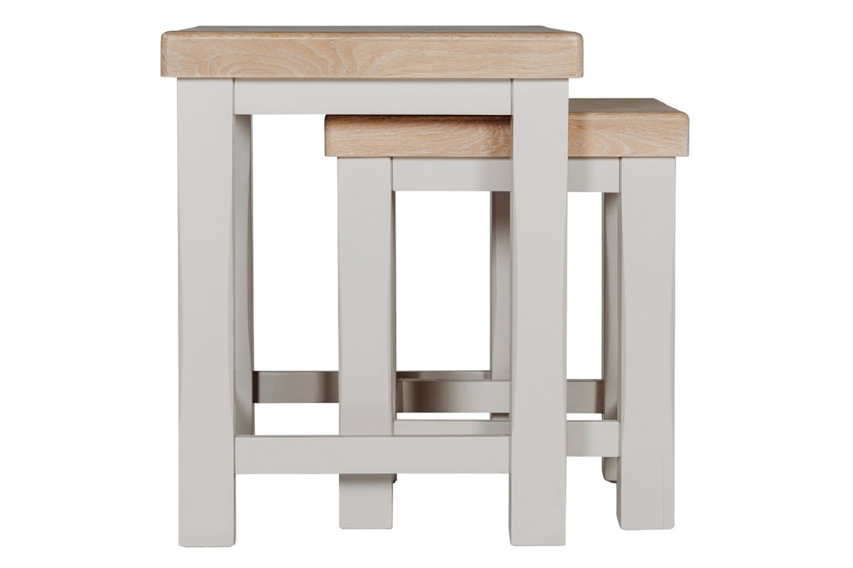 Winnie Nest of Tables | White/Natural | Set of 2-3