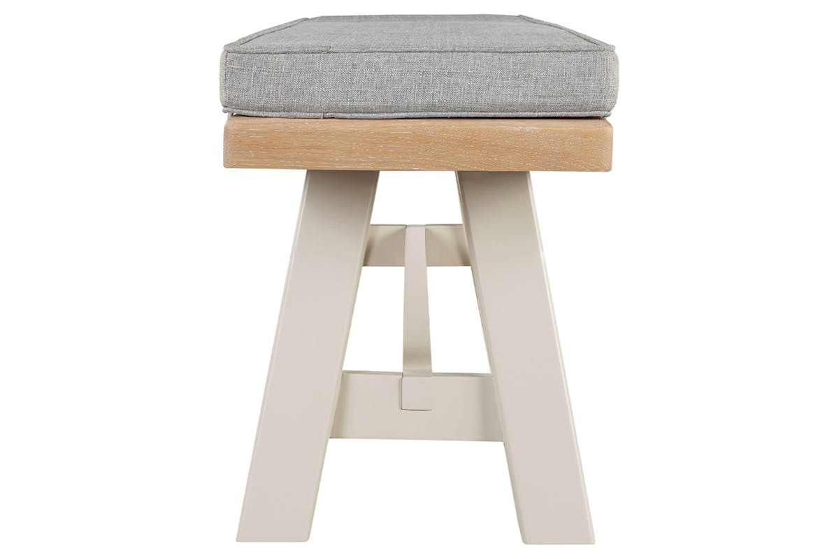 Winnie Bench| Fabric Cushion | Natural/Taupe-8