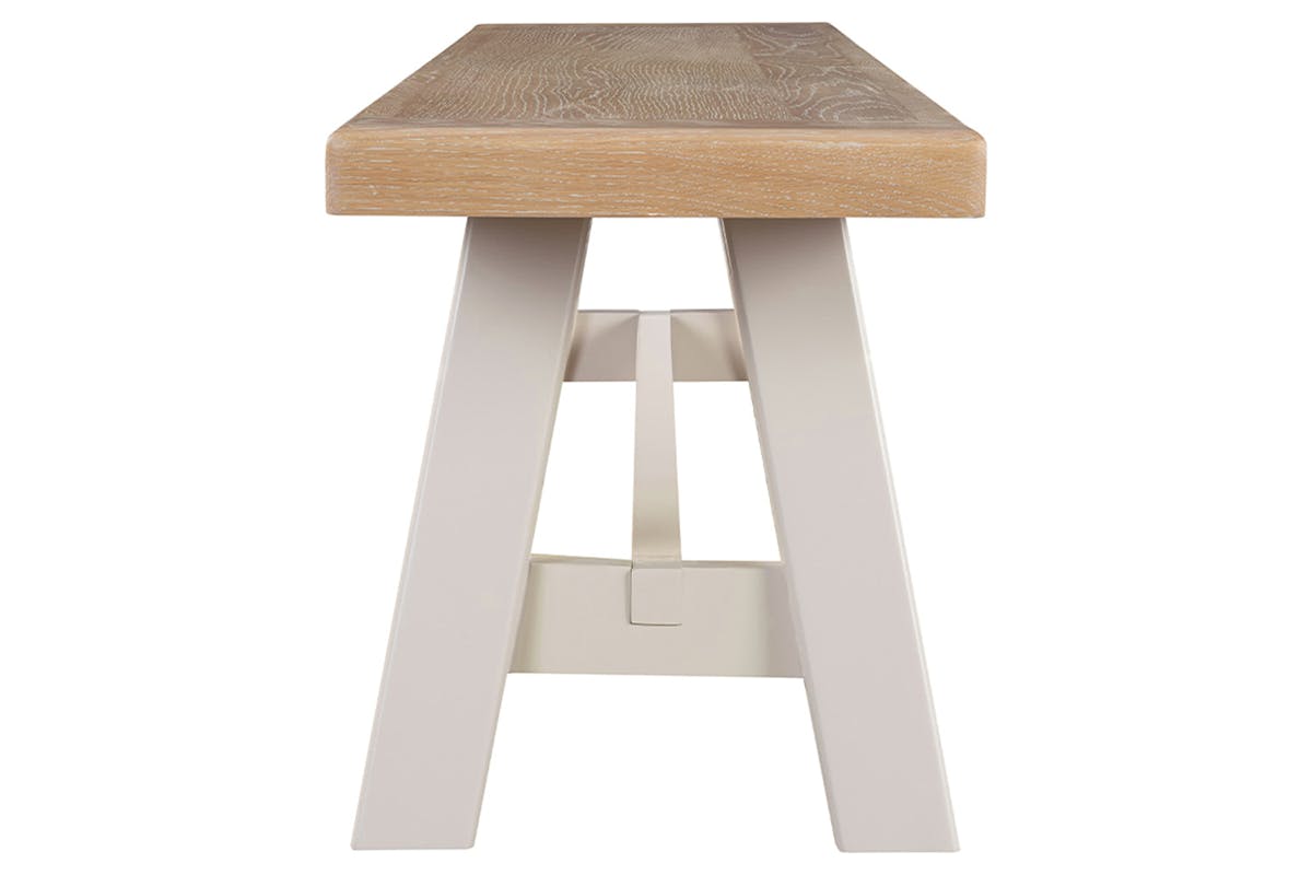 Winnie Bench| Fabric Cushion | Natural/Taupe-10