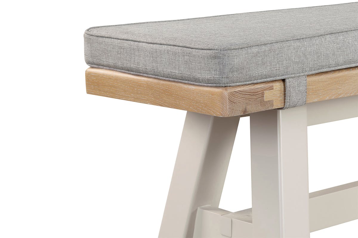 Winnie Bench| Fabric Cushion | Natural/Taupe-13
