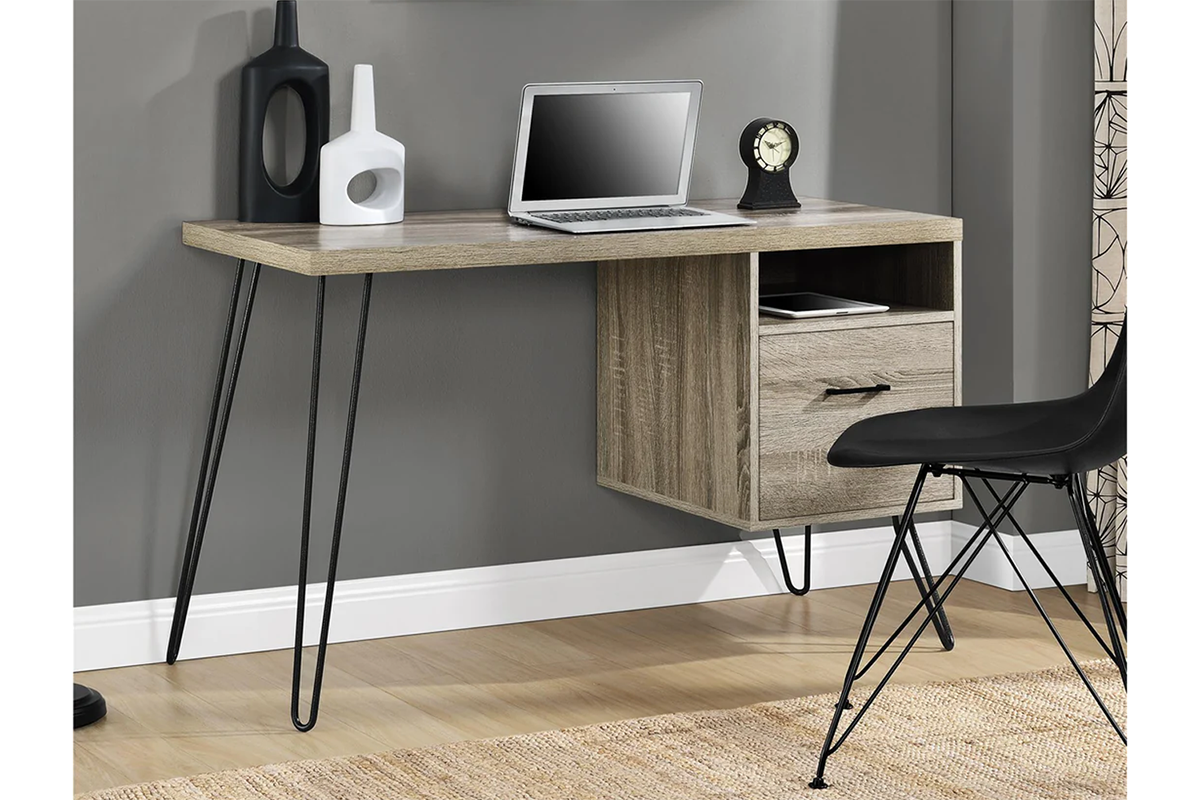 Dorel Landon Desk | Grey Oak-5