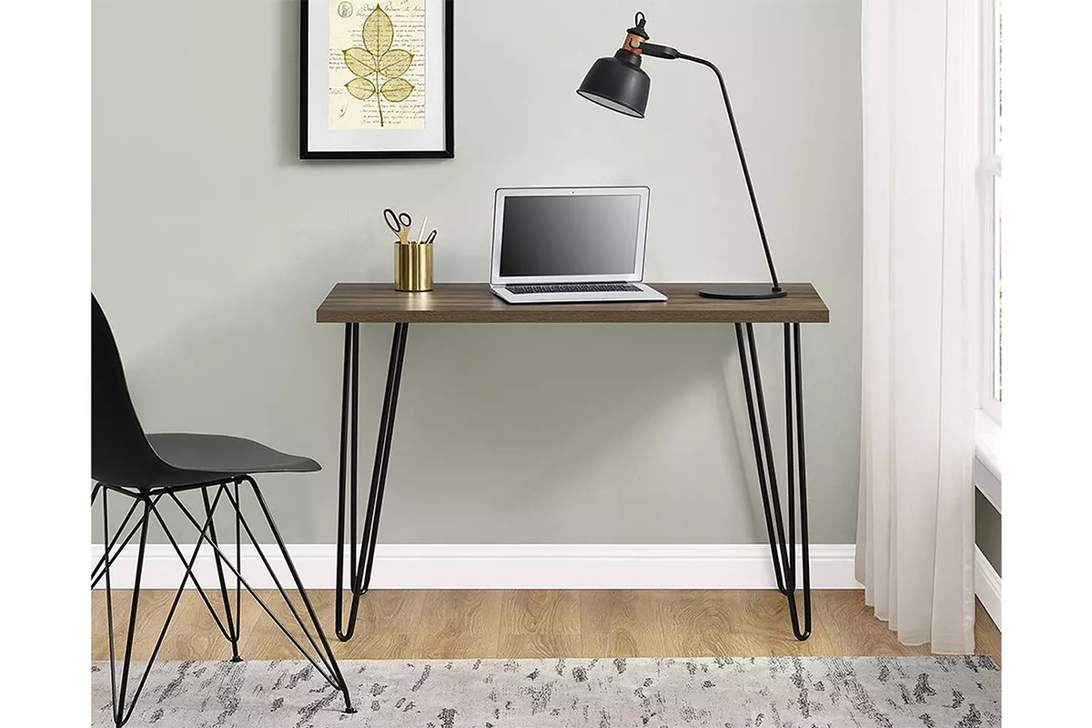 Dorel Owen Retro Desk | Walnut-2
