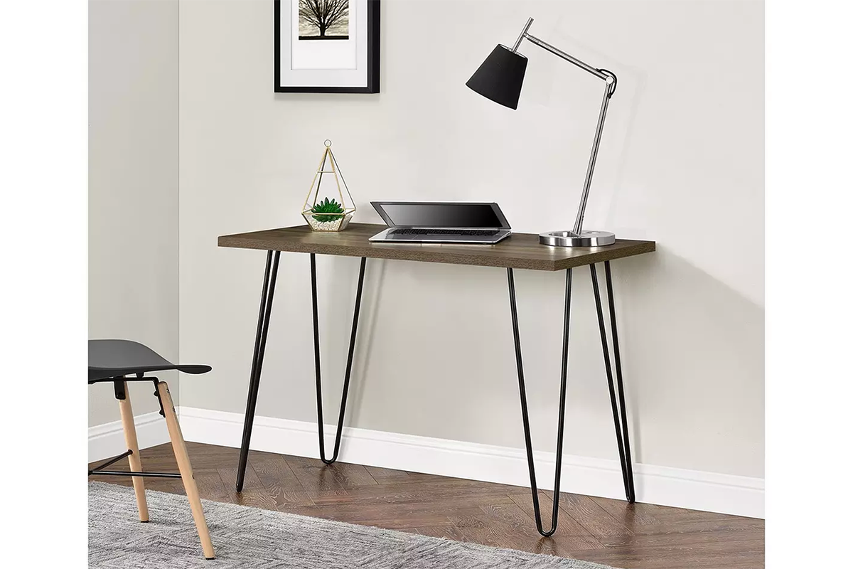 Dorel Owen Retro Desk | Walnut-6