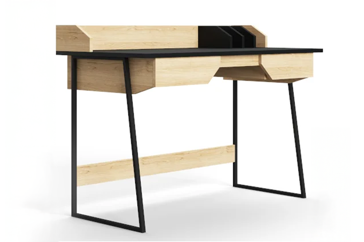 Dorel Salisbury Desk | Light Brown-4