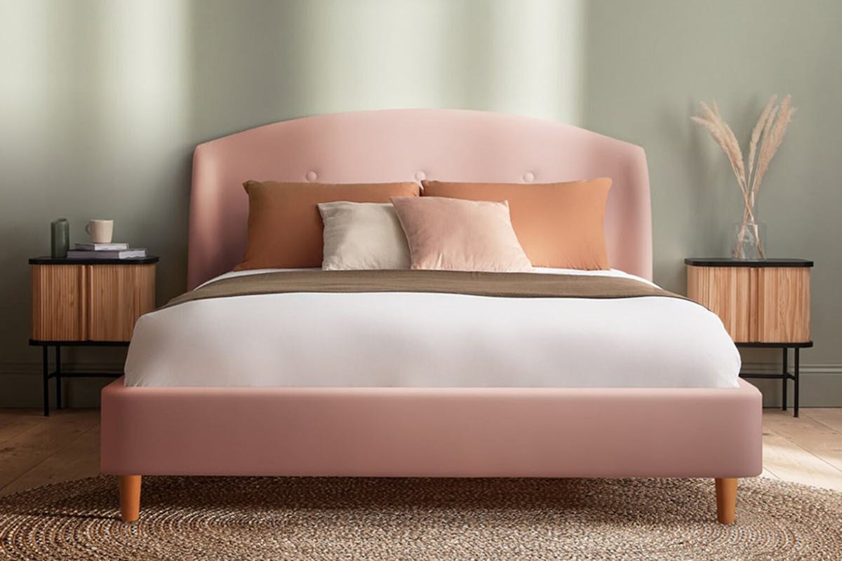 Silentnight | Evana Bed Frame with Beech Leg | King | 5ft | Colour Options-12