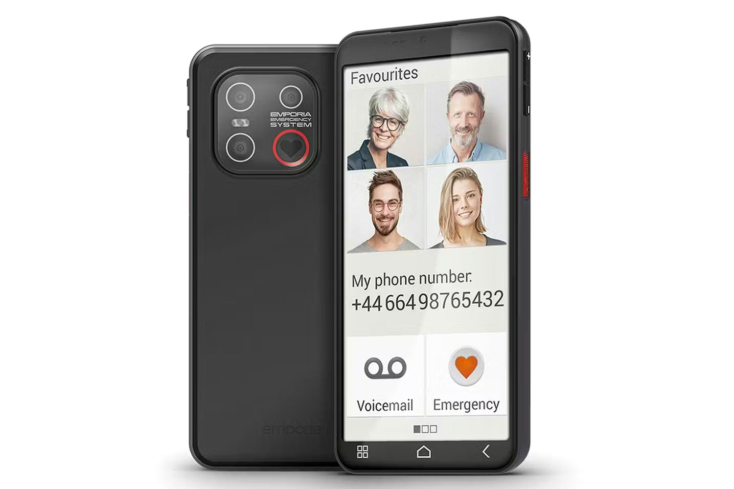 Emporia Smart.6lite Smartphone For Seniors | Black | 5.5 Inch Display | 64gb-2