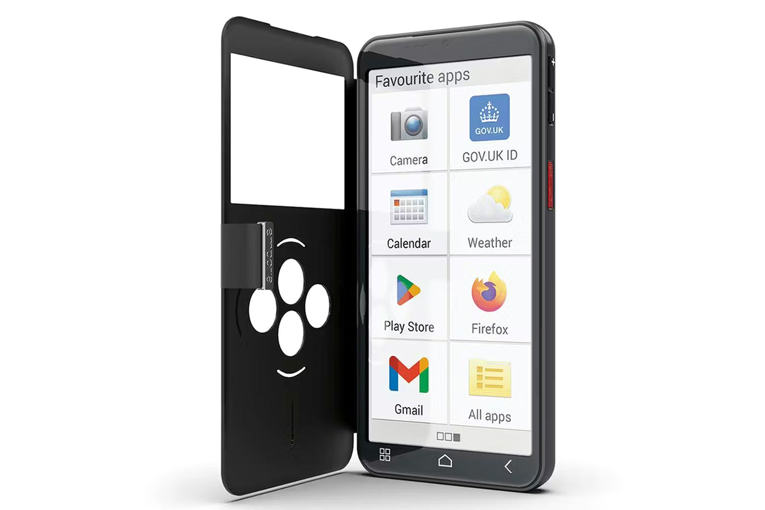 Emporia Smart.6lite Smartphone For Seniors | Black | 5.5 Inch Display | 64gb-8