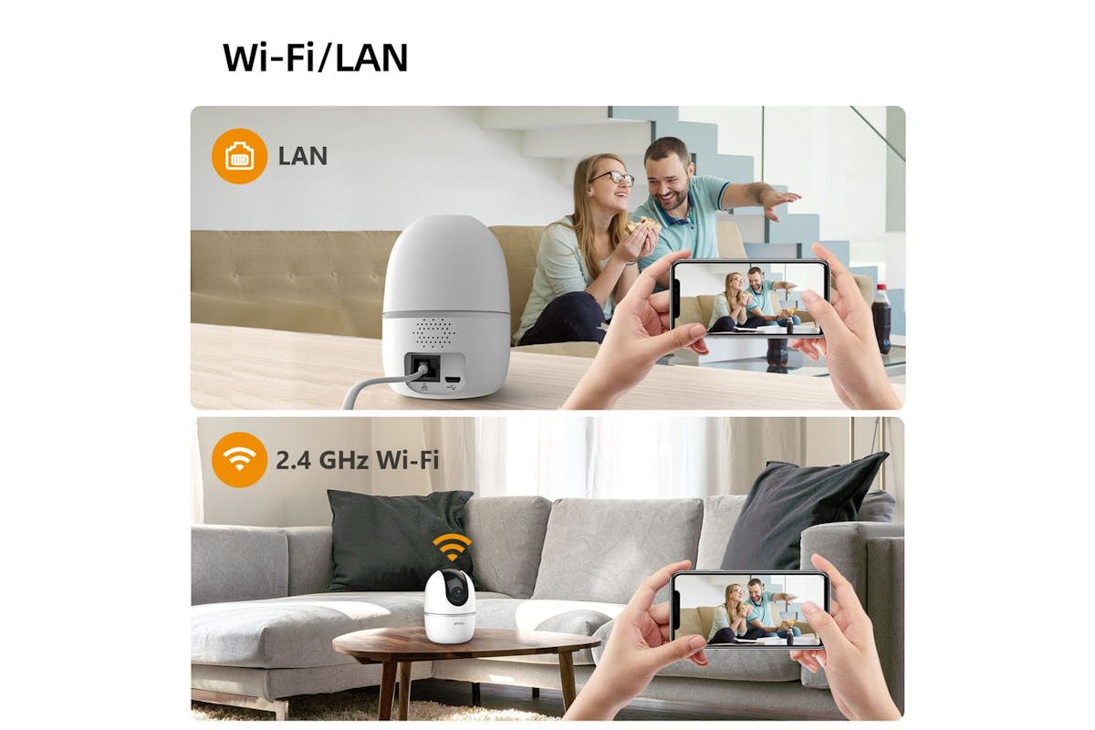 Imou A1 1080P 2MP Indoor Pan Tilt Smart WiFi Plug-in Security Camera-2