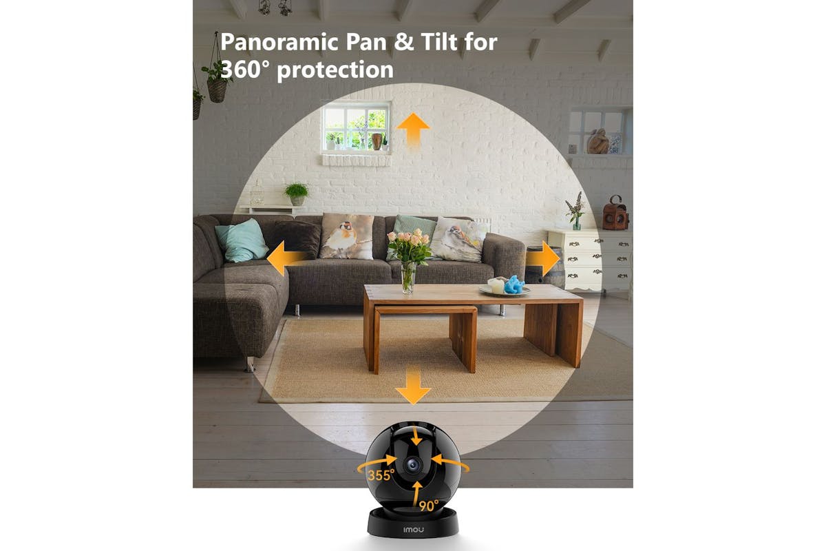 Imou Rex 3D 2K 3MP Indoor Pan Tilt Smart WiFi Plug-in Security Camera-9