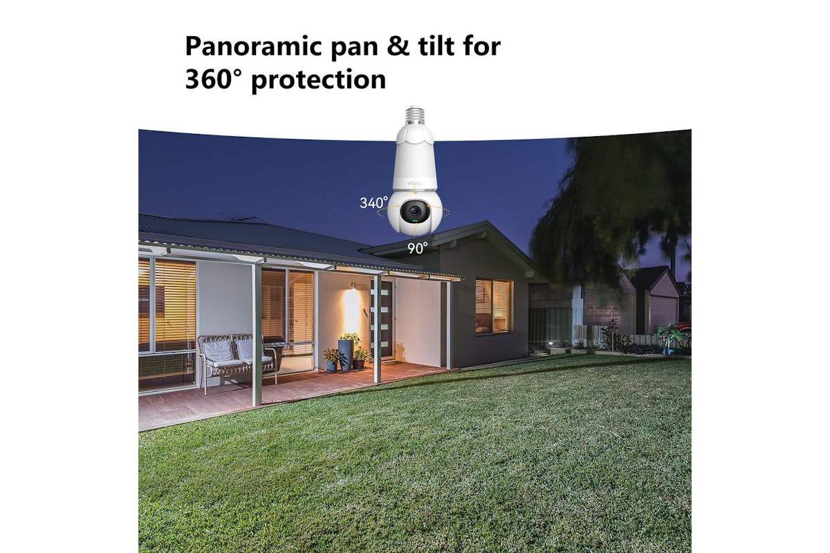 Imou Bulb Cam 2K 3MP Pan Tilt Smart WiFi 2-in-1 Bulb Security Camera-5