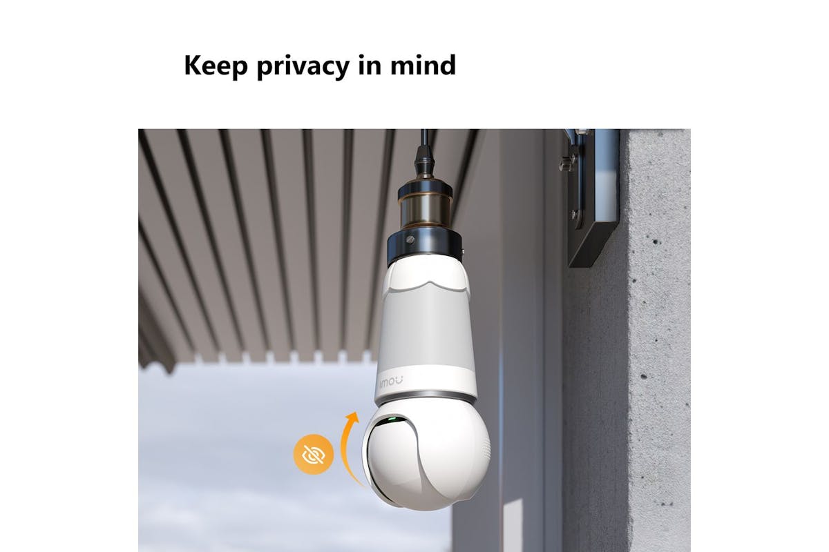 Imou Bulb Cam 2K 3MP Pan Tilt Smart WiFi 2-in-1 Bulb Security Camera-9