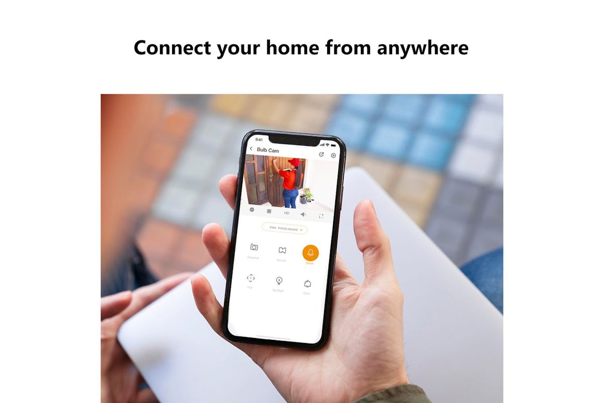 Imou Bulb Cam 2K 3MP Pan Tilt Smart WiFi 2-in-1 Bulb Security Camera-10