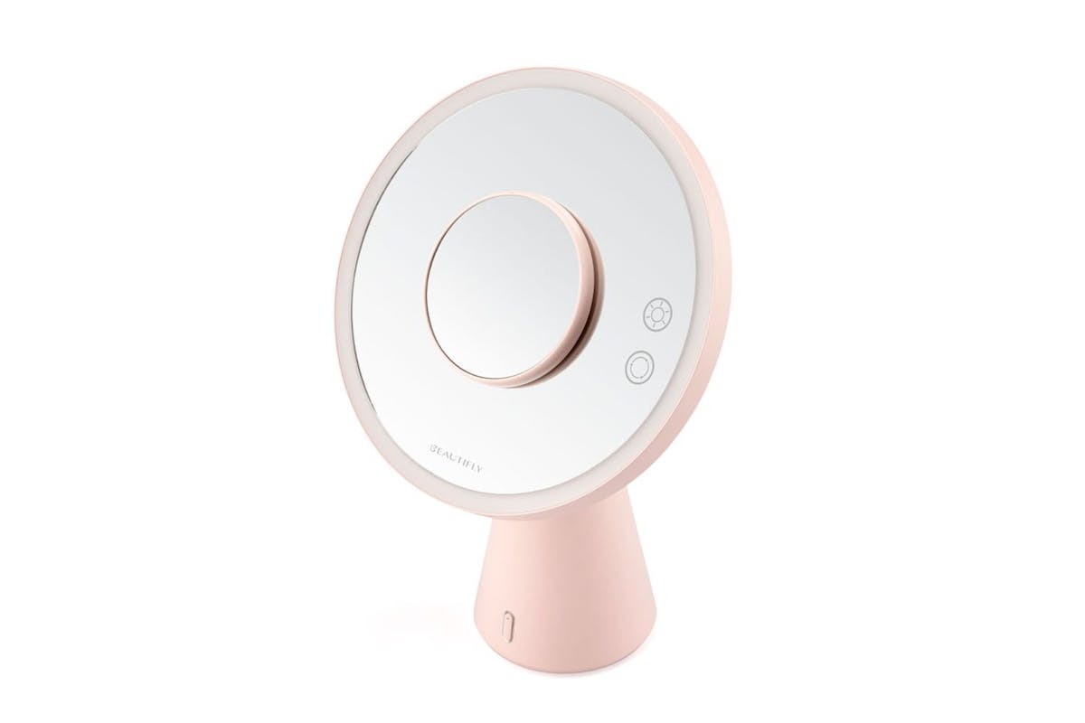 Beautifly Smart Moon Bt Speaker Digital Makeup Mirror Silver