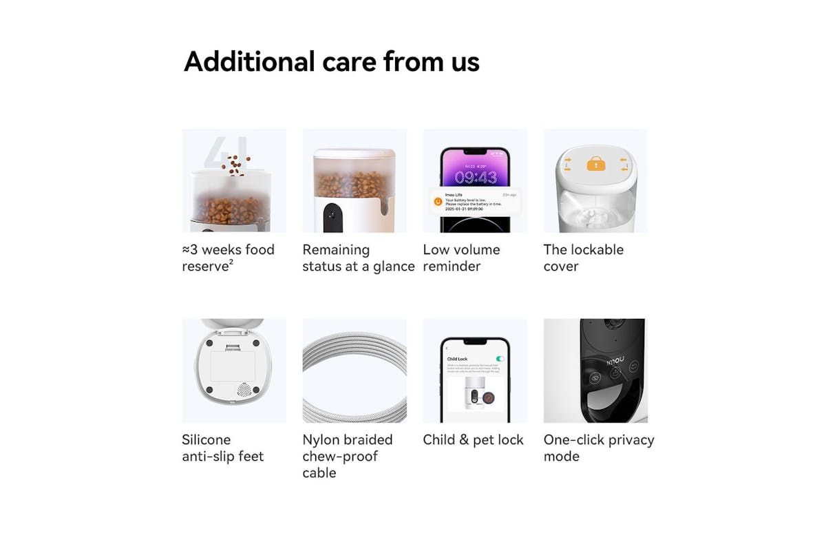 Imou PF1-4L Pet Feeder with Smart WiFi Camera-2
