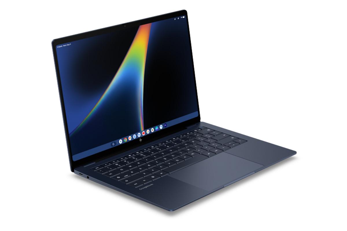 HP Googlebook 14" Snapdragon X Elite | 16GB | 512GB | Atmospheric Blue Aluminum | Qualcomm Adreno-2