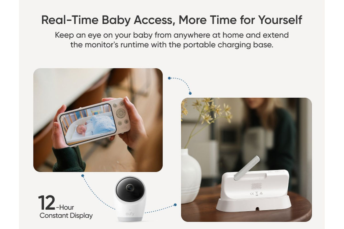 Eufy Baby Monitor E21 | Baby Monitor | 4k Ultra High Definition-7