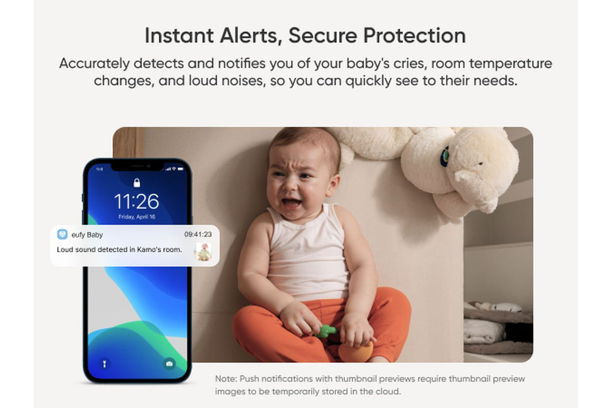 Eufy Baby Monitor E21 | Baby Monitor | 4k Ultra High Definition-12